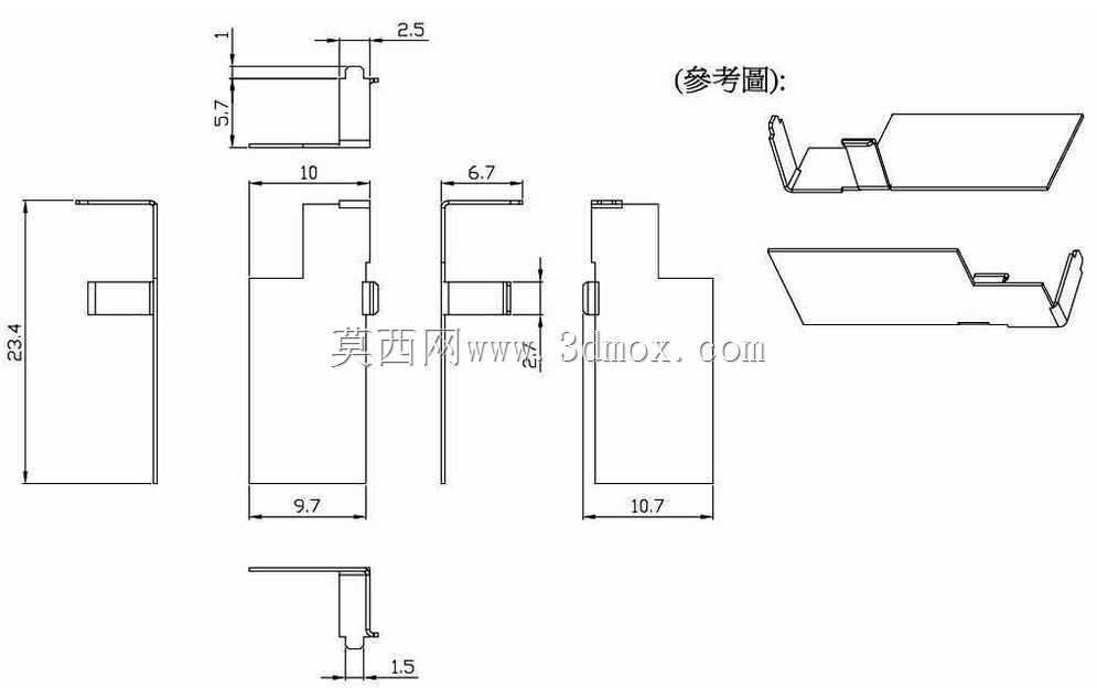 ƽ�浹�á�F�����ߣ�PIFA��2.4 GHz
