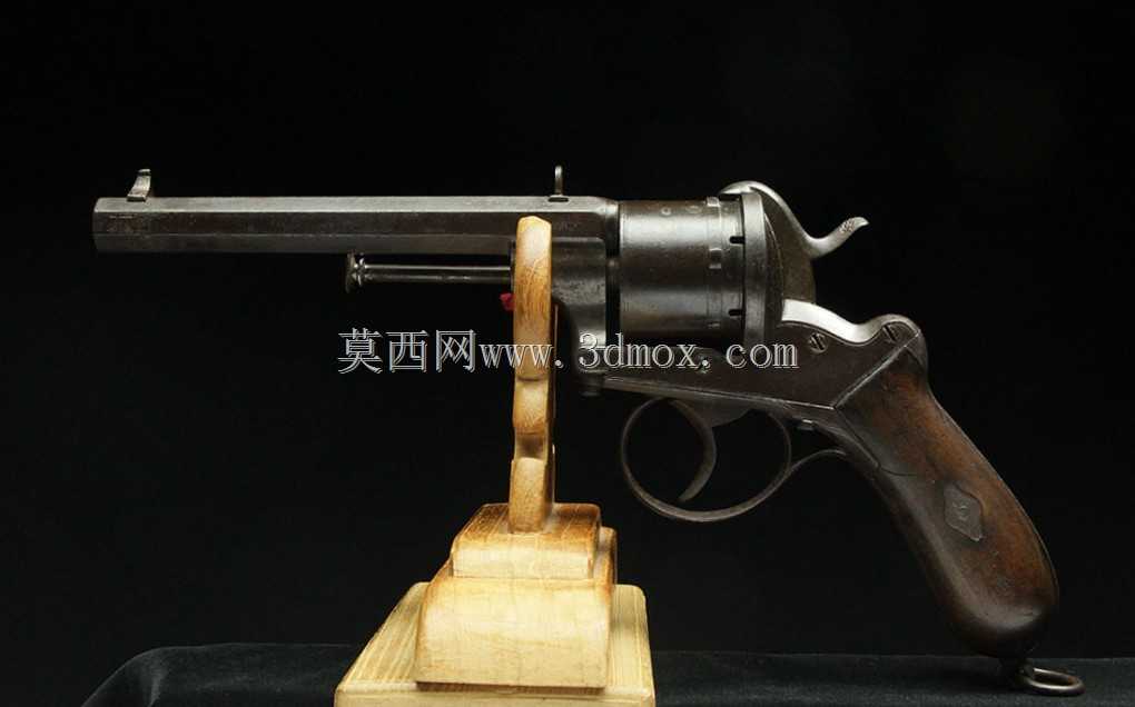 Lefaucheux M1858������12����6��˽�ǹ�ܣ�3D��ӡ�׼����ǹ��