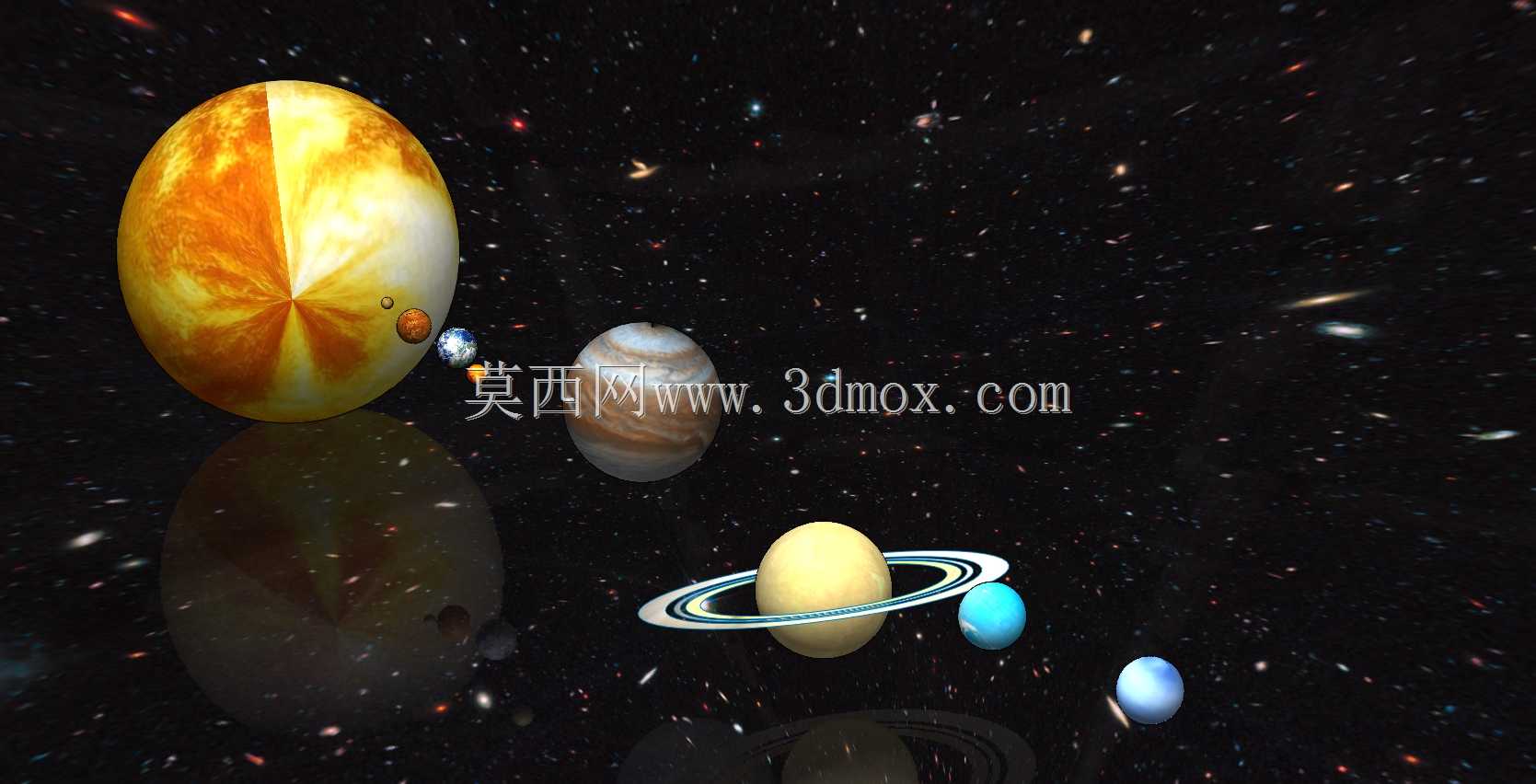 �����׸�3D��̫��ϵ��ơ�