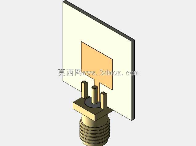 T形地平面超宽带微带PCB天线槽