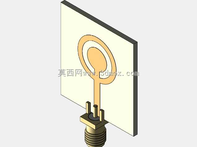 圆贴片超宽带微带PCB天线