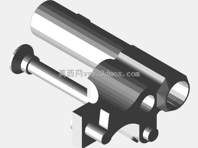 Lefaucheux M1858第三款12毫米6发圆短管(3D打印套件玩具枪)