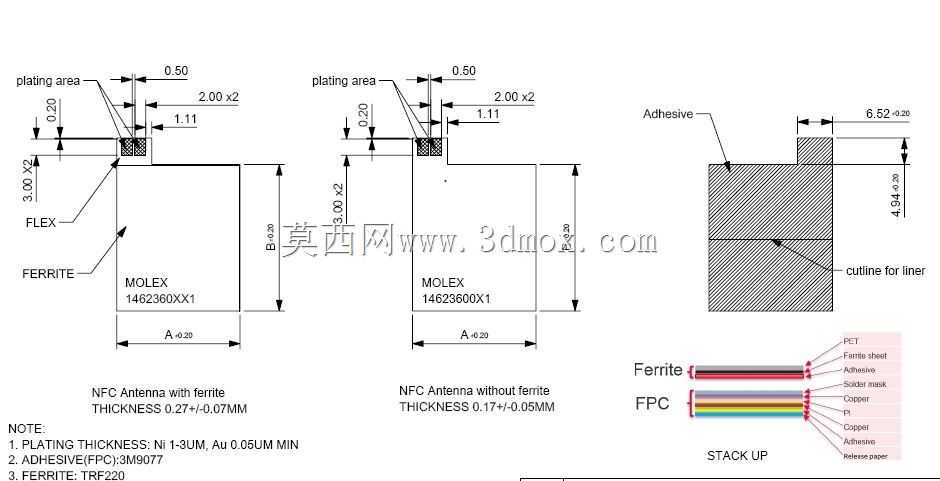 Ī��13.56MHz����NFC���ߣ�1�ͣ�