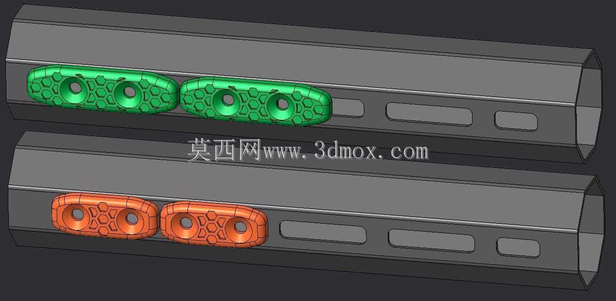 M-LOK轨盖和手制动器