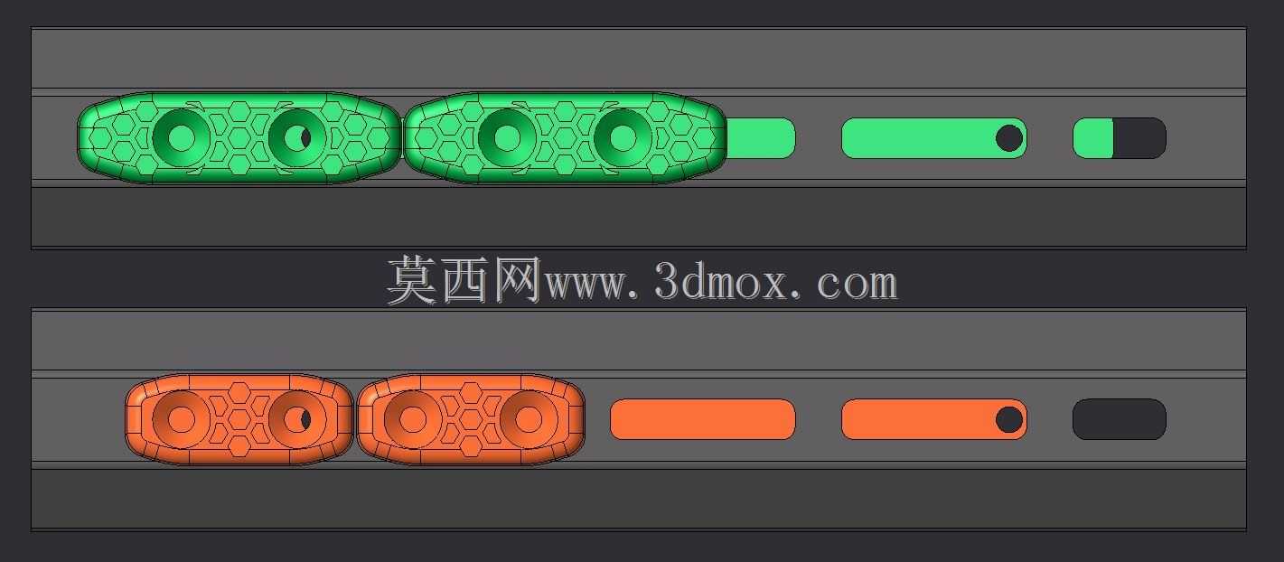 M-LOK轨盖和手制动器