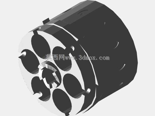 Lefaucheux M1858第三款12毫米6发圆管樱花和富士山(3D打印套件玩具枪)