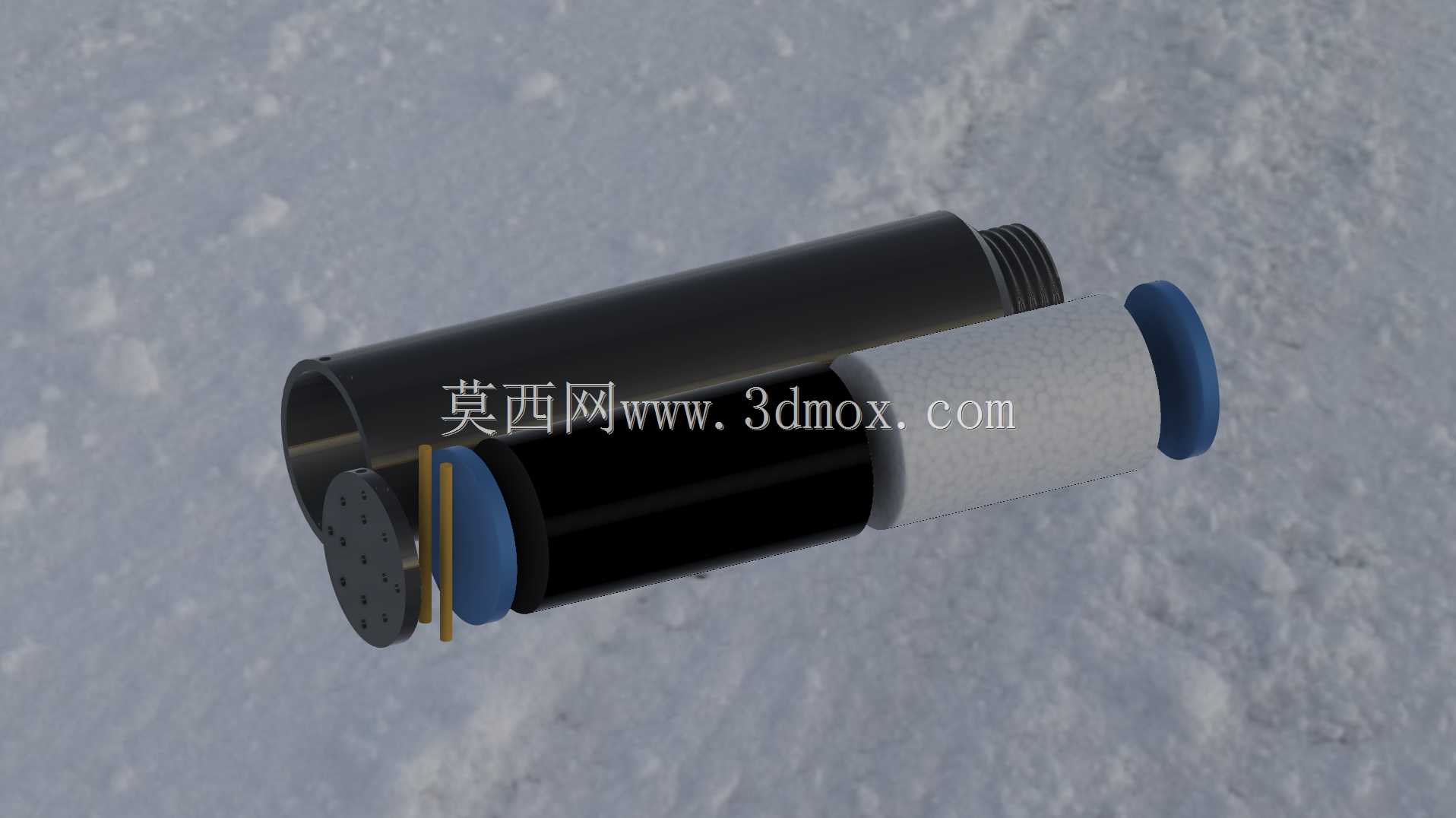 3d可打印MCCM1防毒面具过滤器