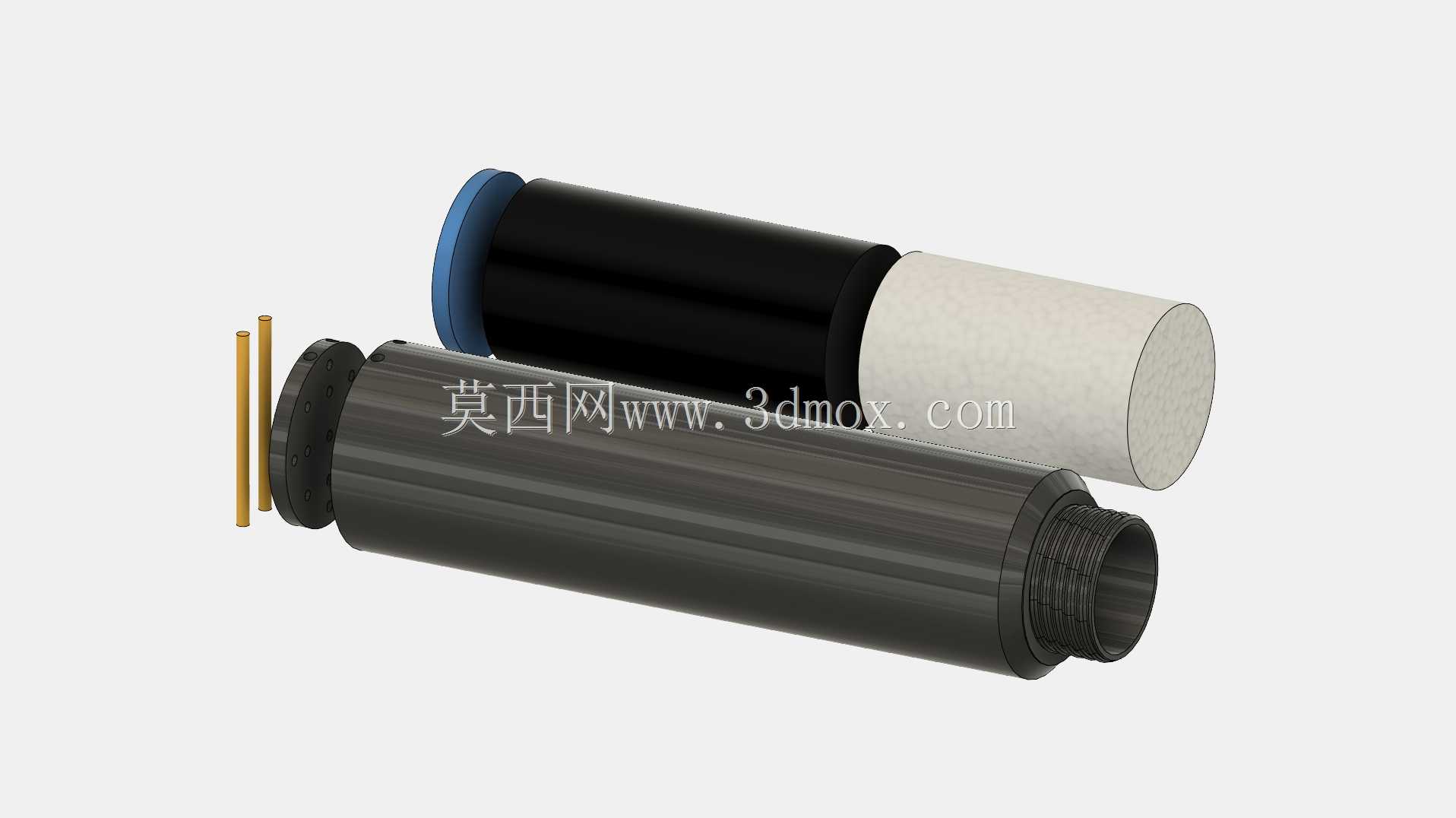 3d可打印MCCM1防毒面具过滤器