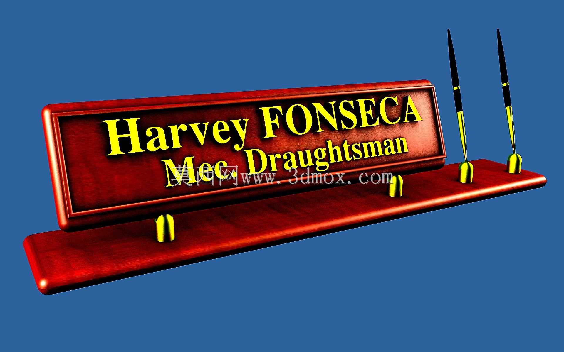 桌面铭牌HARVEY FONSECA