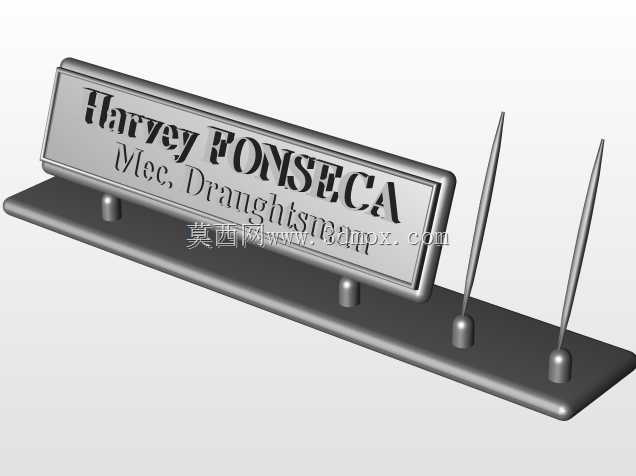 桌面铭牌HARVEY FONSECA
