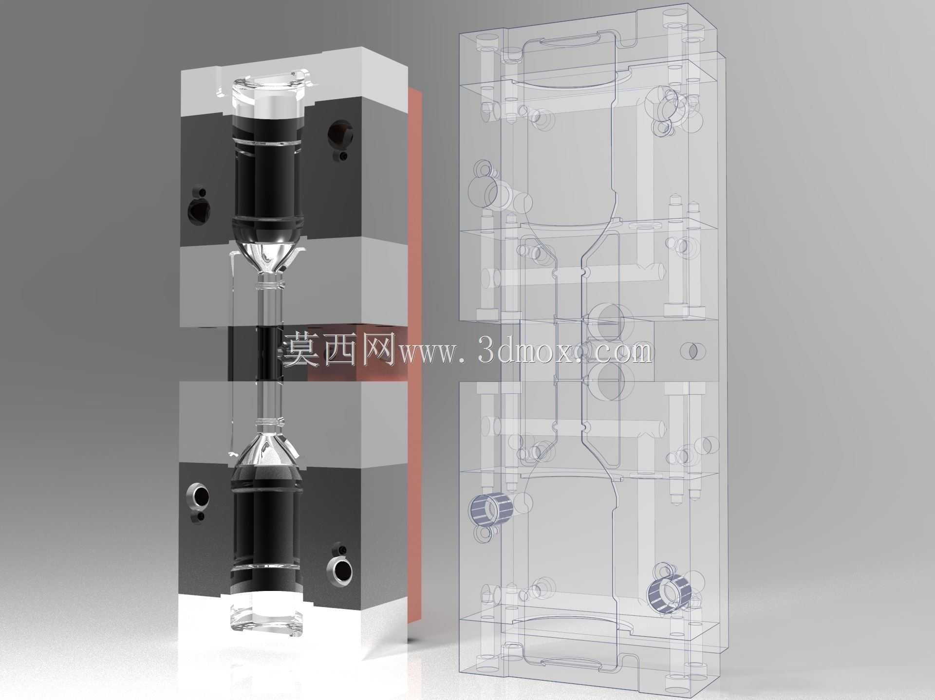 两个骑士。PK-40模具