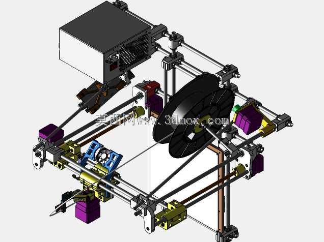 3d打印机全螺纹底座