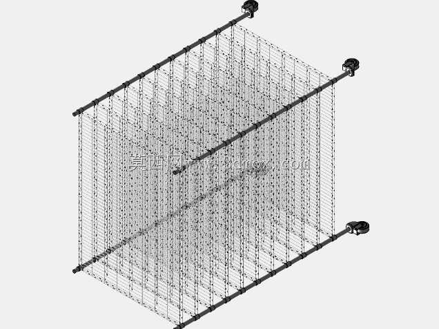 3'x 4'镀铬货架推车,带11个货架