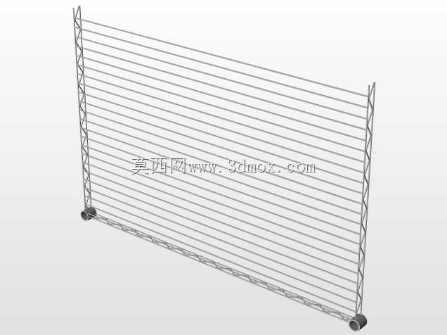 3'x 4'镀铬货架推车,带11个货架