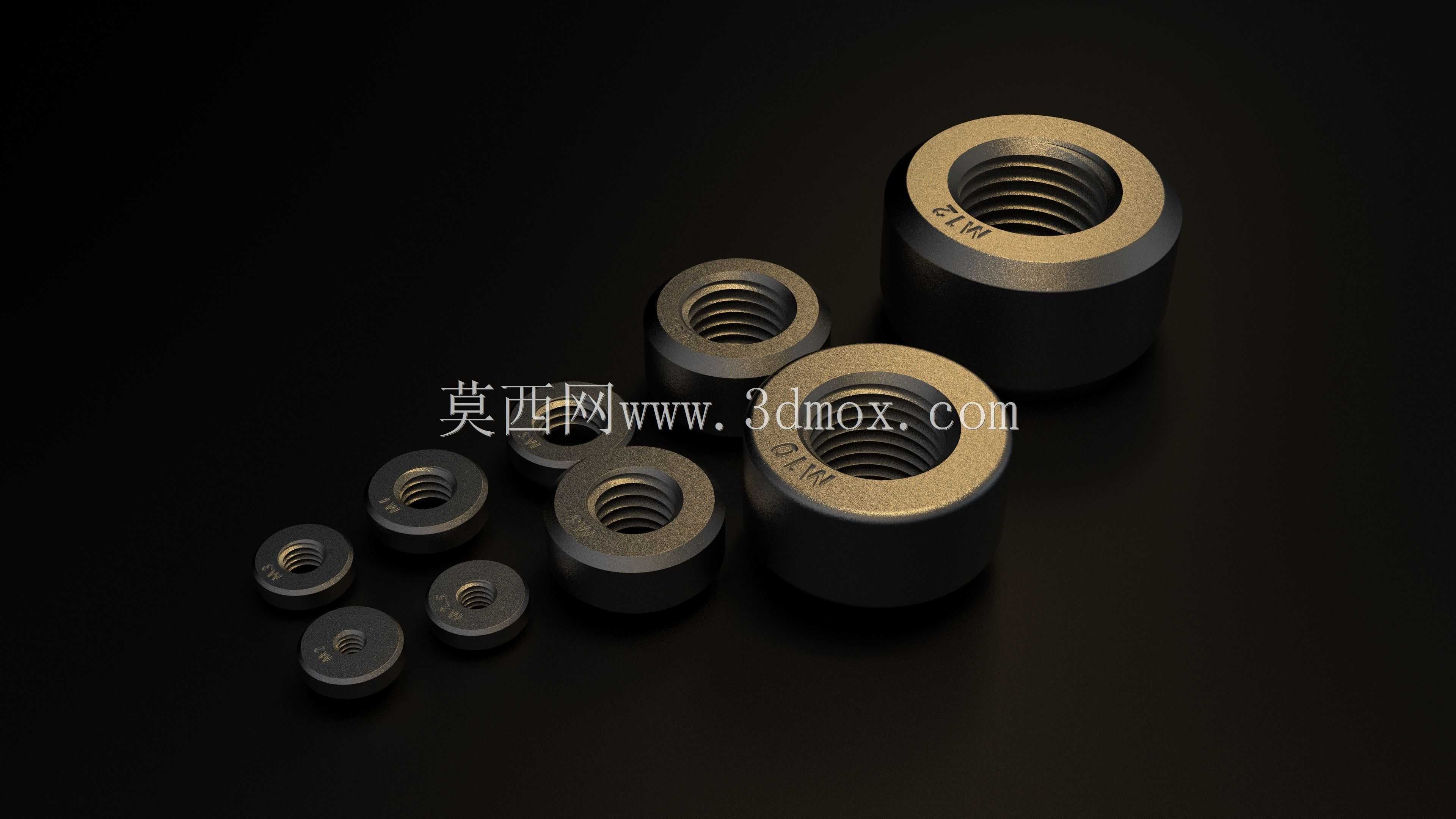 自锁紧螺母M2至M12