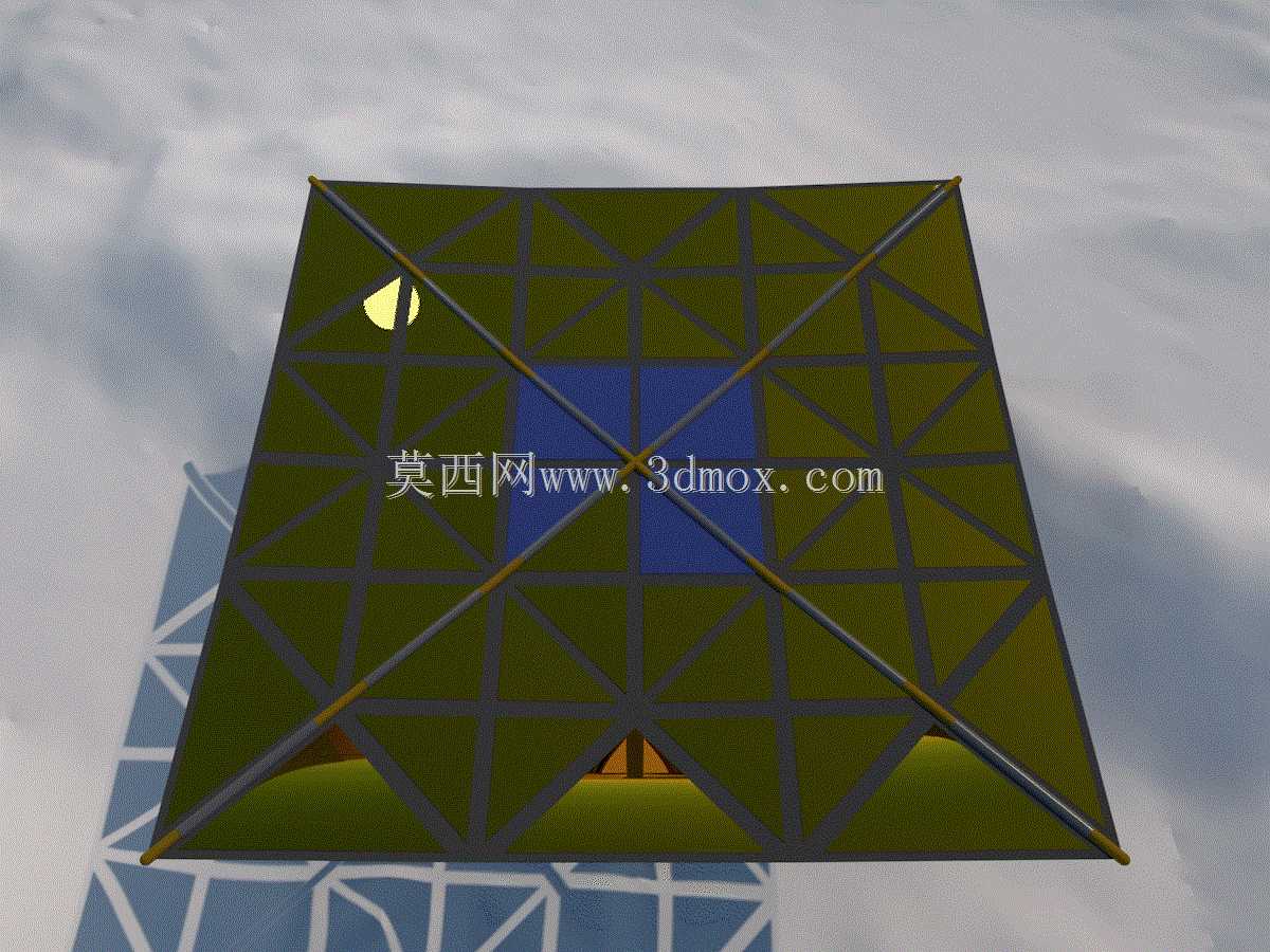 折纸-折纸充气面板-定日镜设计