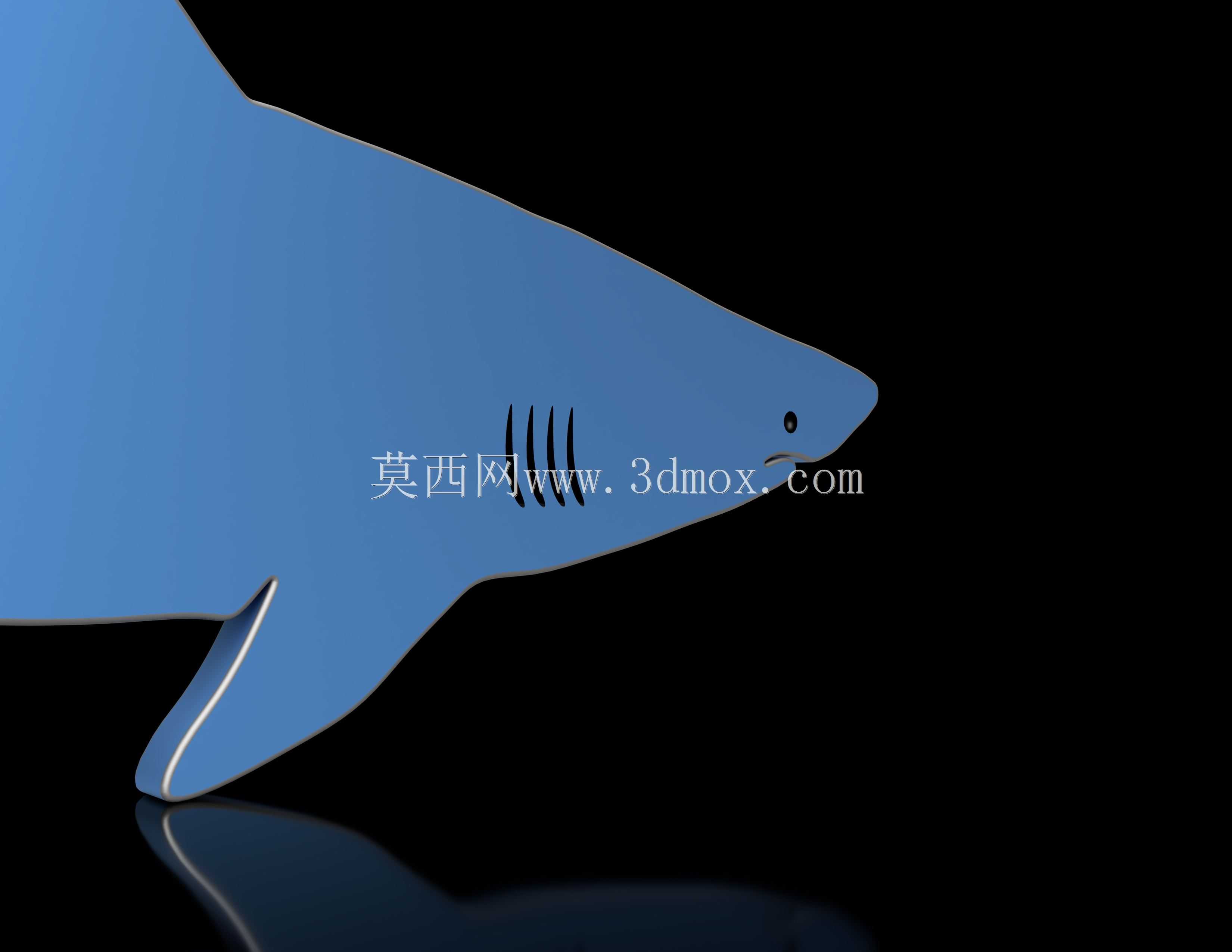 鲨鱼钥匙链