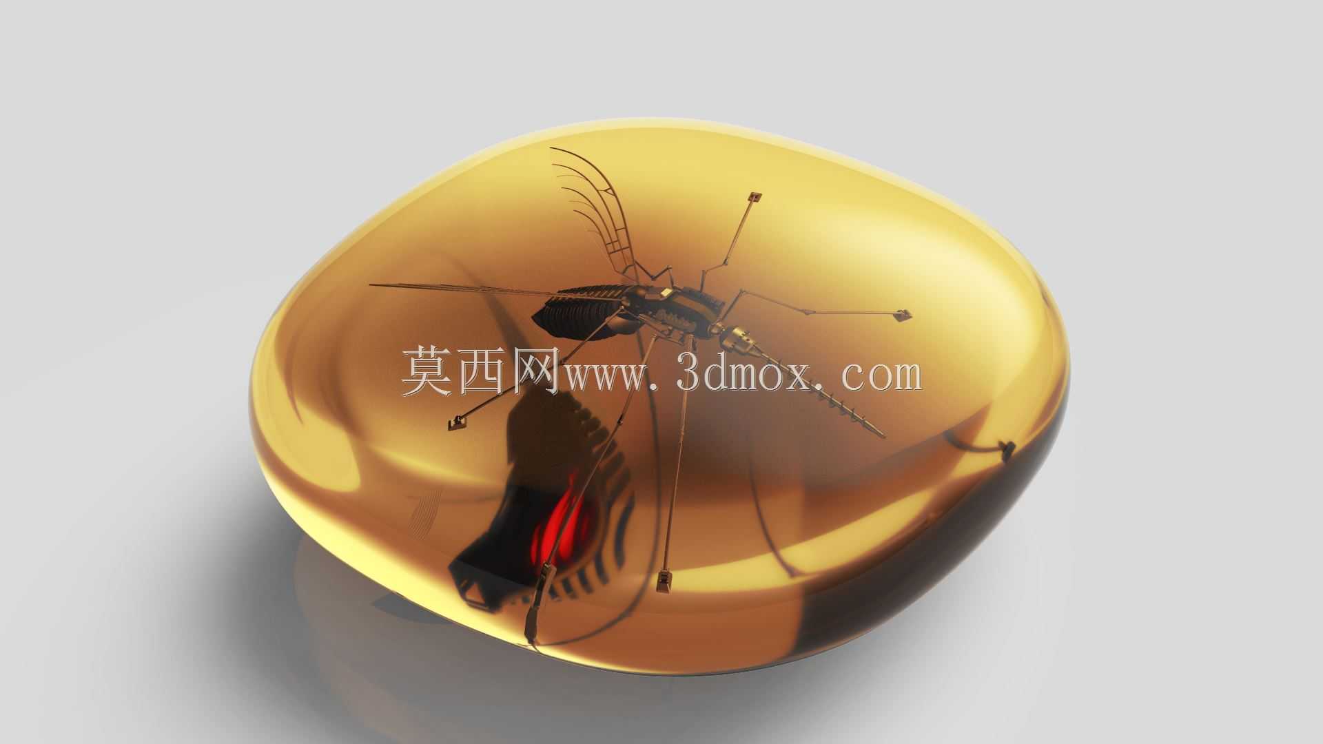 琥珀色蚊子