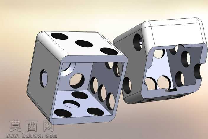 1"空心骰子的3d打印挑战(2版本)