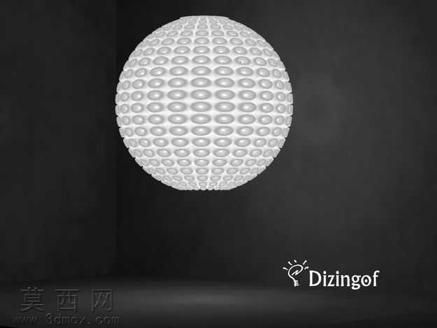 由@DizingofVoro-灯罩180毫米-数学艺术