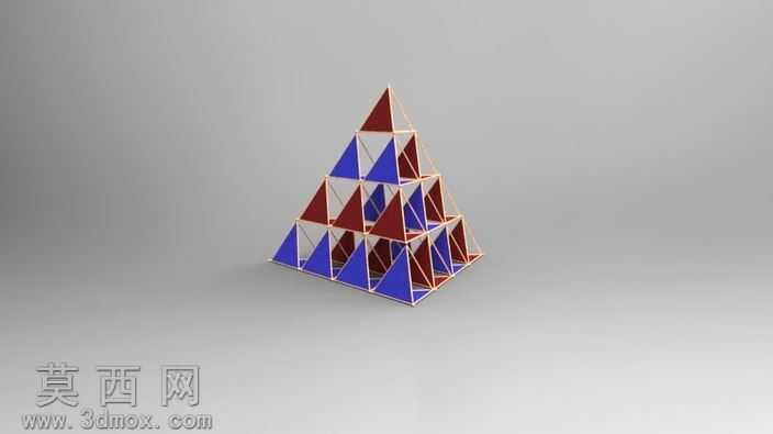 四面体的风筝