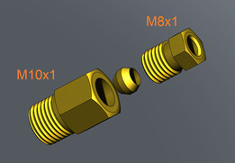 M10x1����ѹ����ͷ