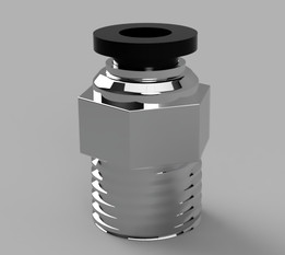 推接连接器1/4 MNPT x 6mm