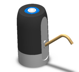 电动加仑泵(Pompa Air Galon Cas LED Elektrik分配器Air Galon充电)