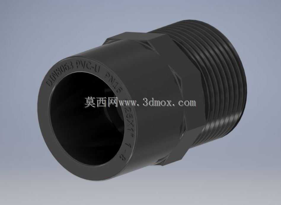 乳头uPVC 25 mmx1 in SO