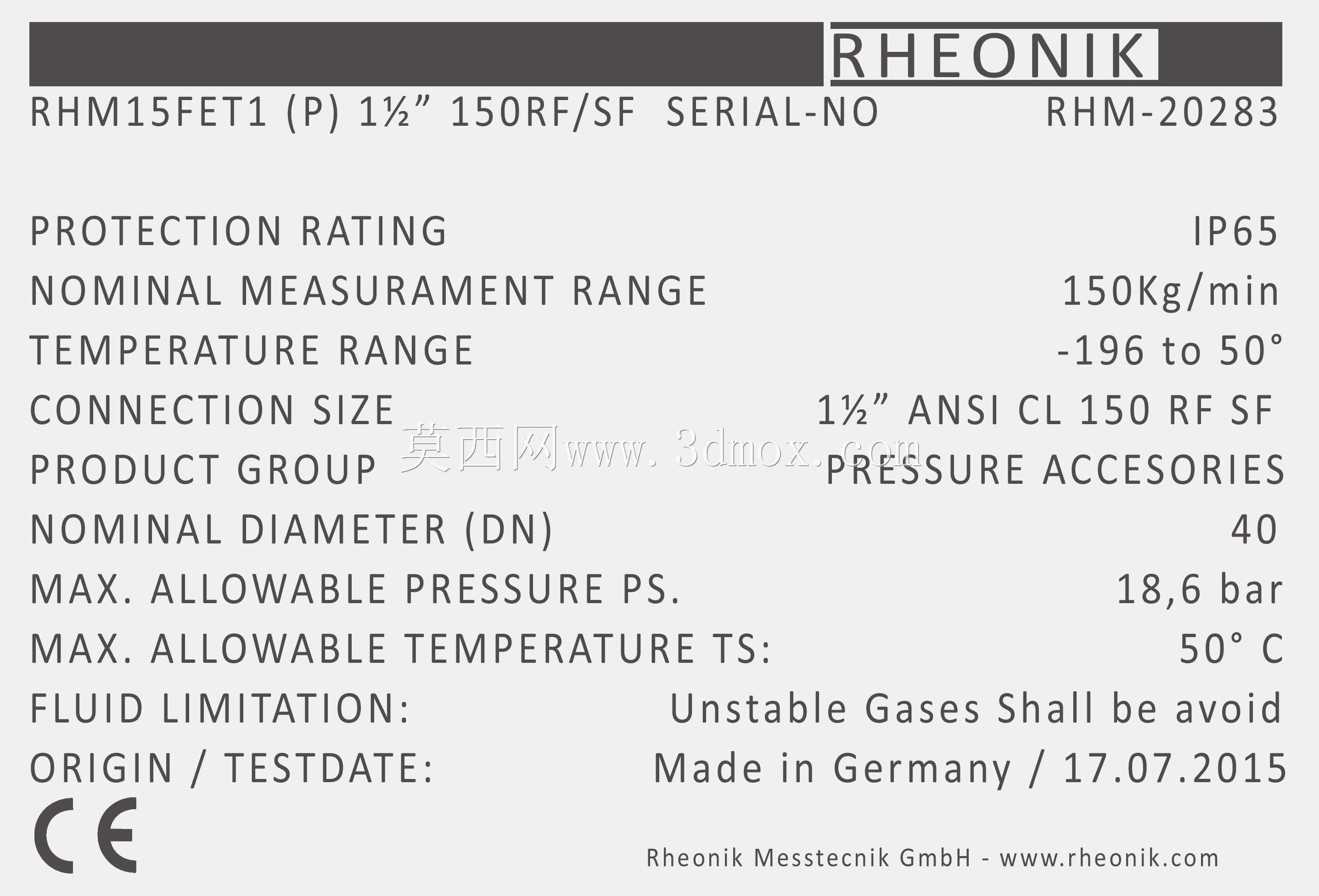 Rheonik RHM 15��ЧӦ�����