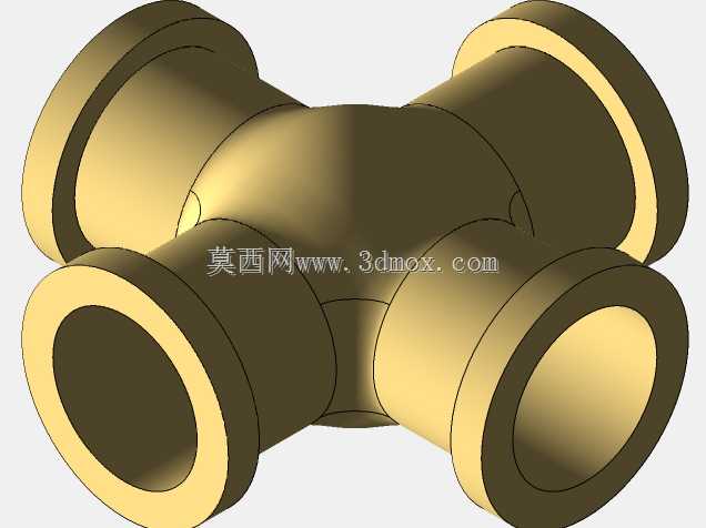 4带实体工程的管接头