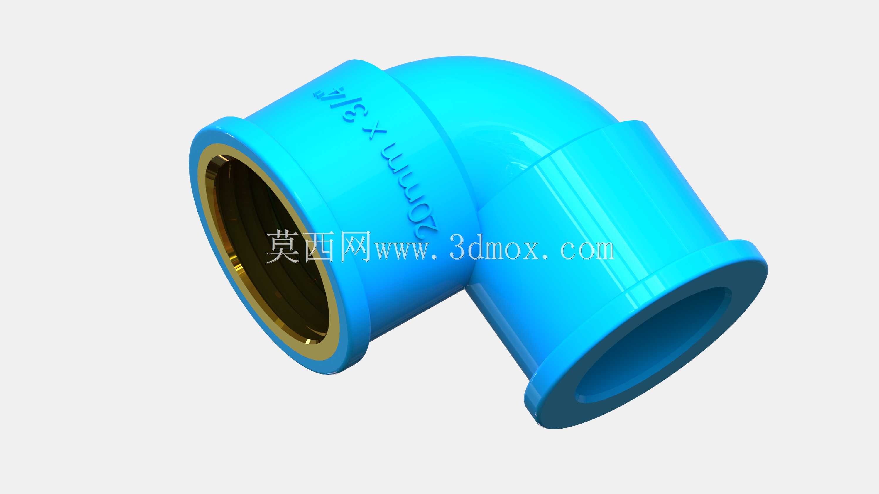 Joelho azul 20mm x 3/4 \��