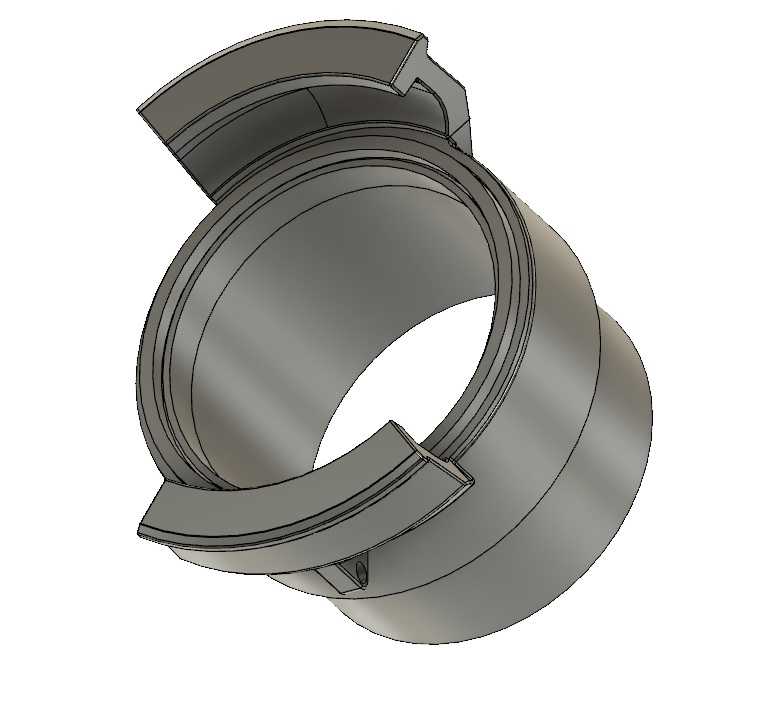 Raccord pompier DN100 avec bouchon
