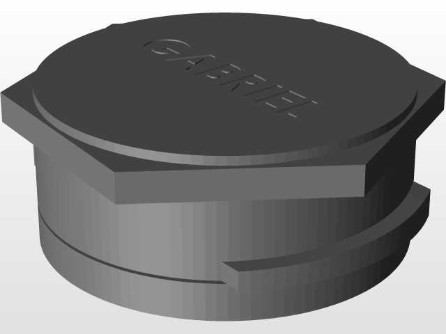 Raccord pompier DN100 avec bouchon