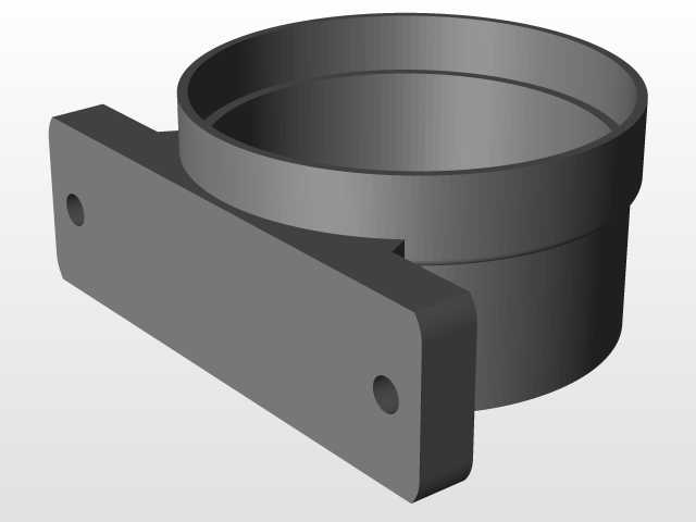 Raccord pompier DN100 avec bouchon