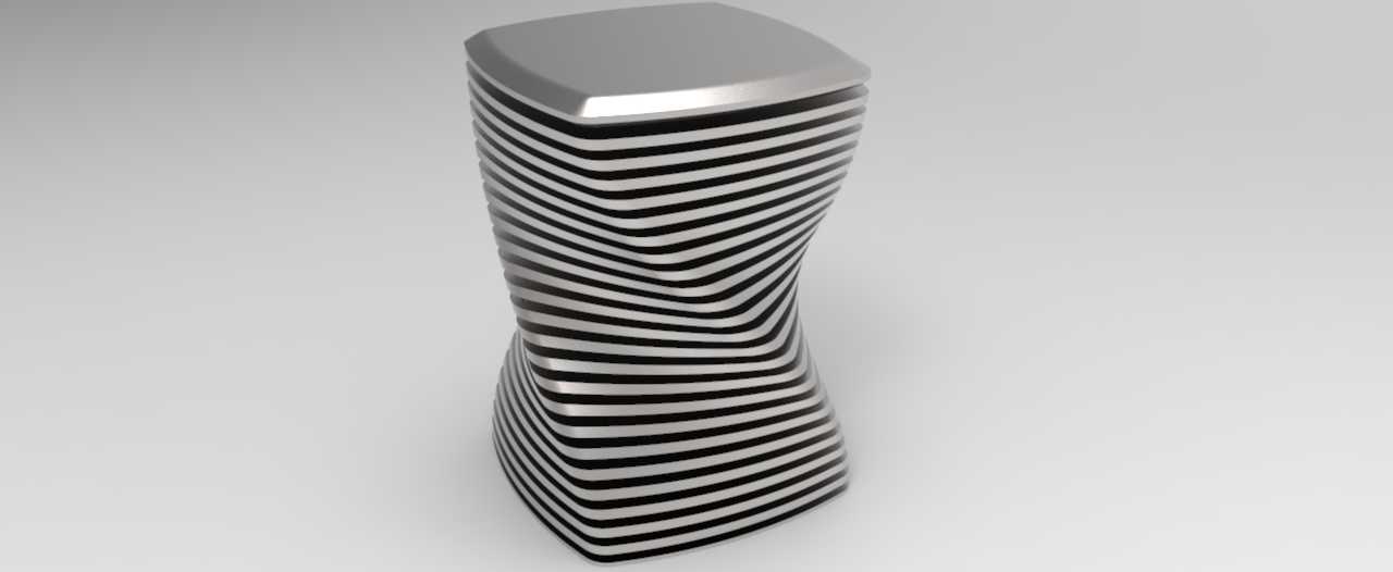 SolidWorks教程如何通过SolidWorks\u EASY\u DESIGN在SolidWorks\u中建模扭曲的小表格。