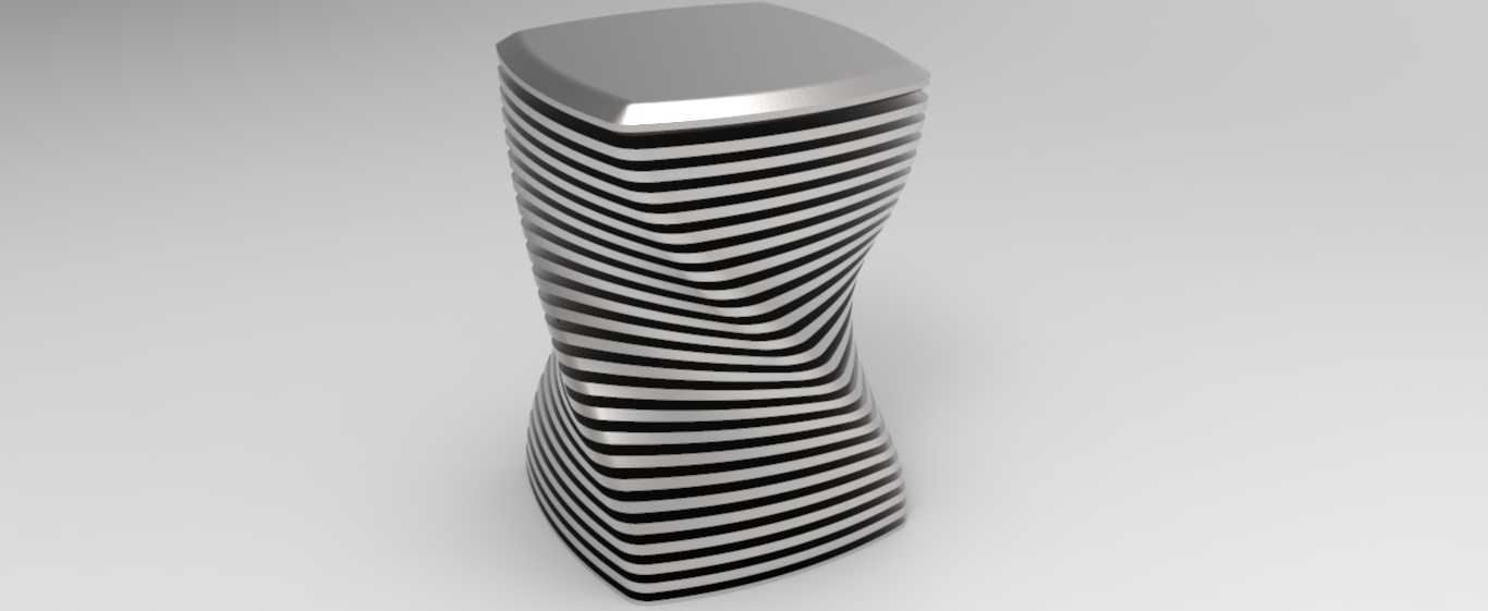 SolidWorks教程如何通过SolidWorks\u EASY\u DESIGN在SolidWorks\u中建模扭曲的小表格。