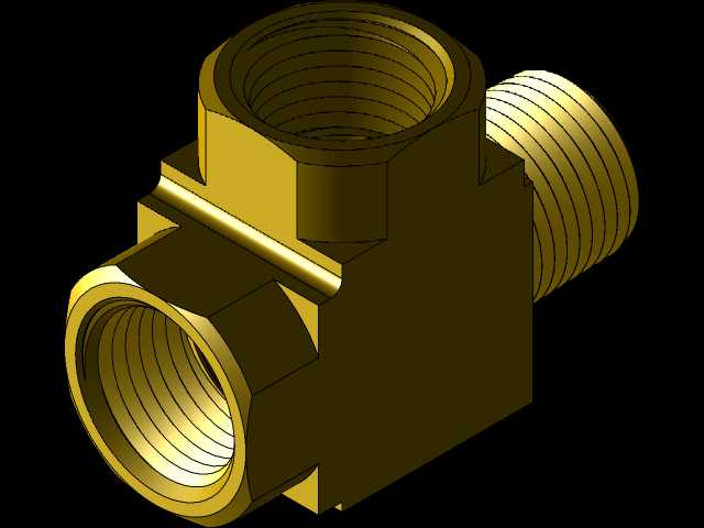 ����2225P-8��ͭ��ͨ�ܼ�1/2\'MNPT x 1/2\'FNPT x 1/2\'FNPT