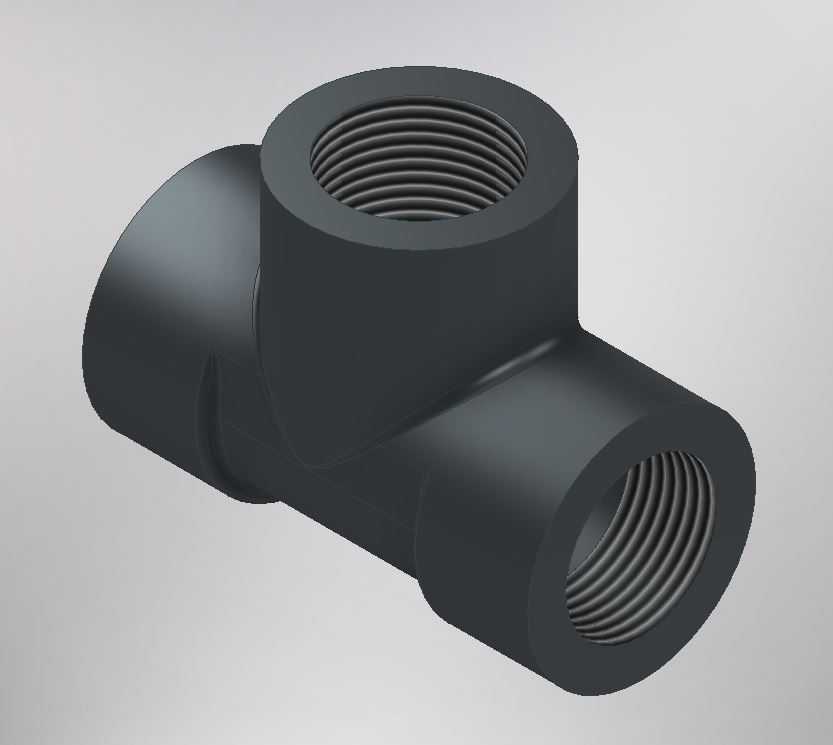 Te ROSCADO 1IN-NPT PVC