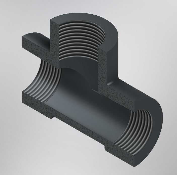Te ROSCADO 1IN-NPT PVC