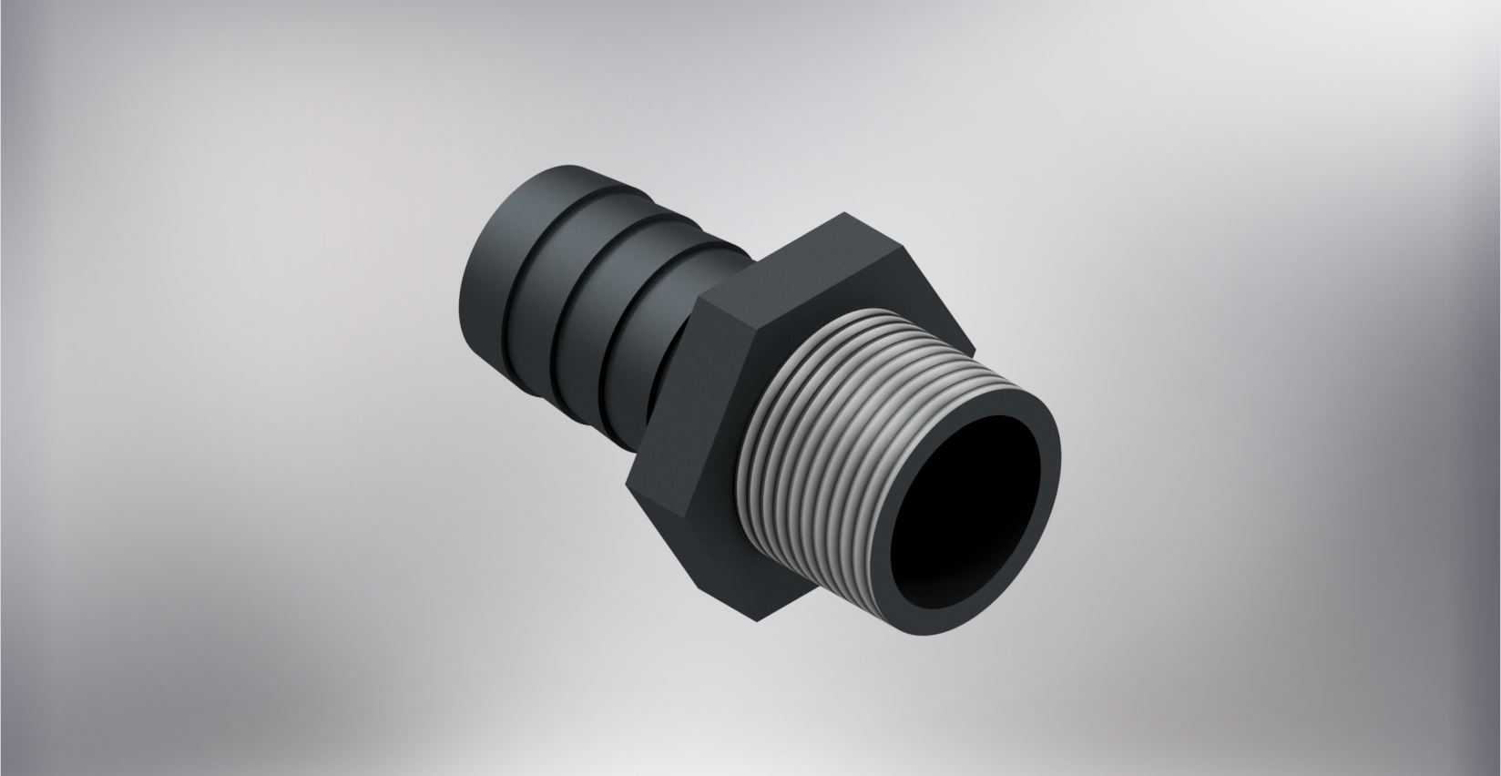 CONECTOR ESCAMADO 1in PVC