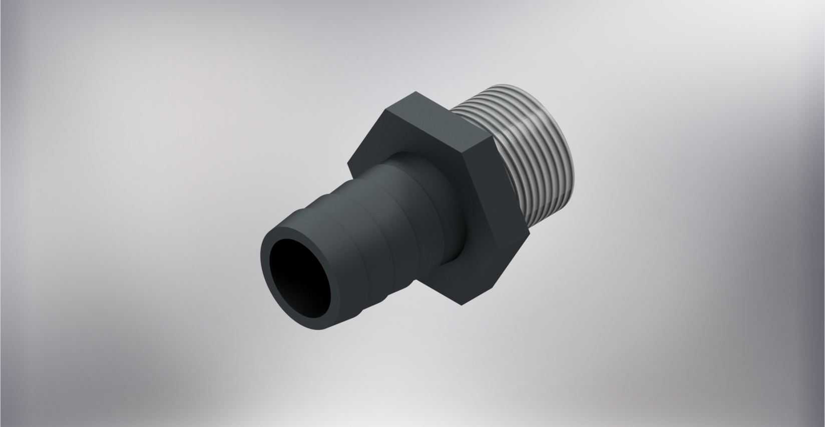 CONECTOR ESCAMADO 1in PVC