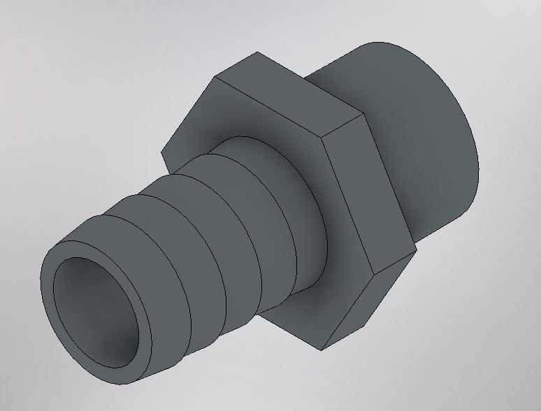 CONECTOR ESCAMADO 1in PVC