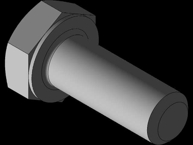 PARAFUSO CABE?A SEXTAVADA-ASME B18.2.1
