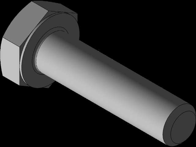 PARAFUSO CABE?A SEXTAVADA-ASME B18.2.1