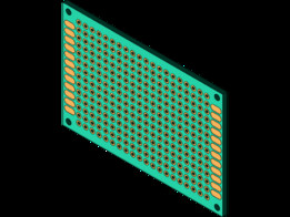 PCB板原型3x7cm