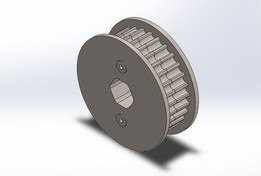 HTD滑轮发电机SolidWorks v2.1
