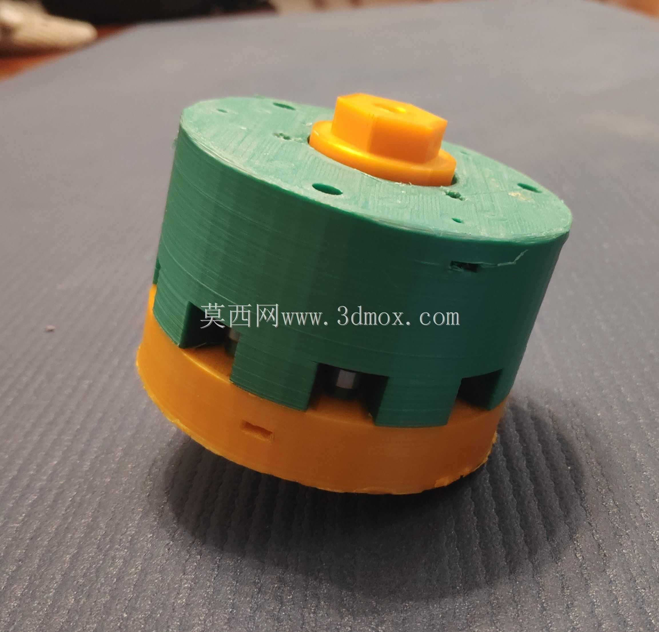 8:1减速3D打印摆线齿轮箱