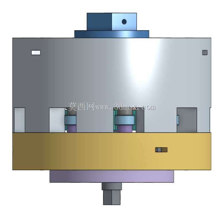 8:1减速3D打印摆线齿轮箱