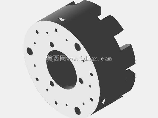 8:1减速3D打印摆线齿轮箱